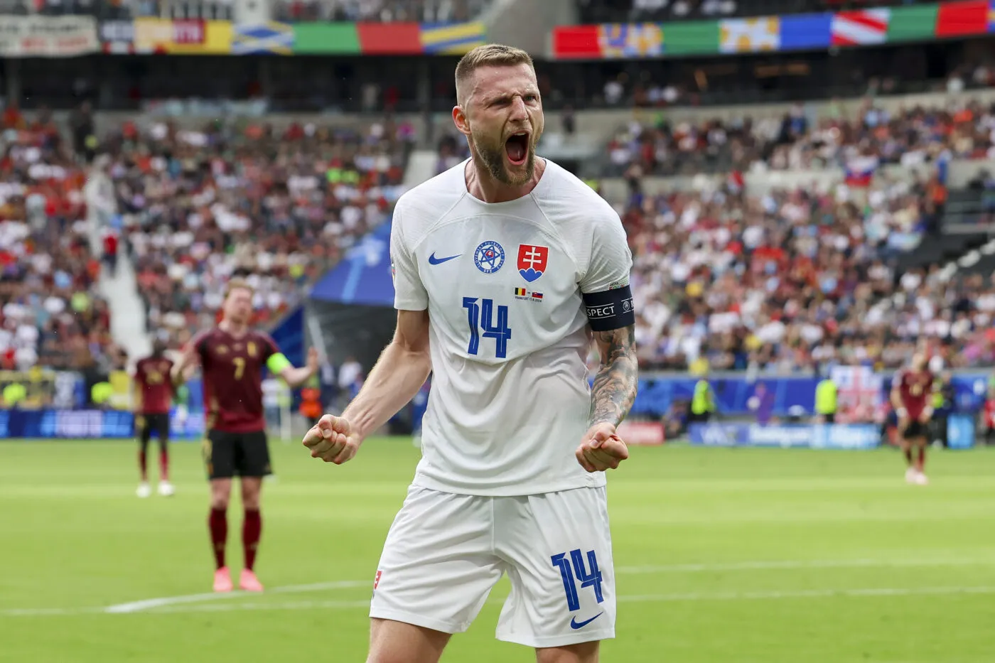 La Slovaquie signe la première surprise de cet Euro