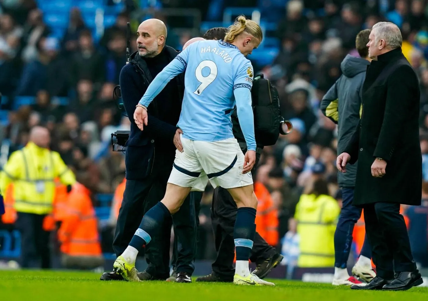 La bourde de Pep Guardiola avec Erling Haaland 