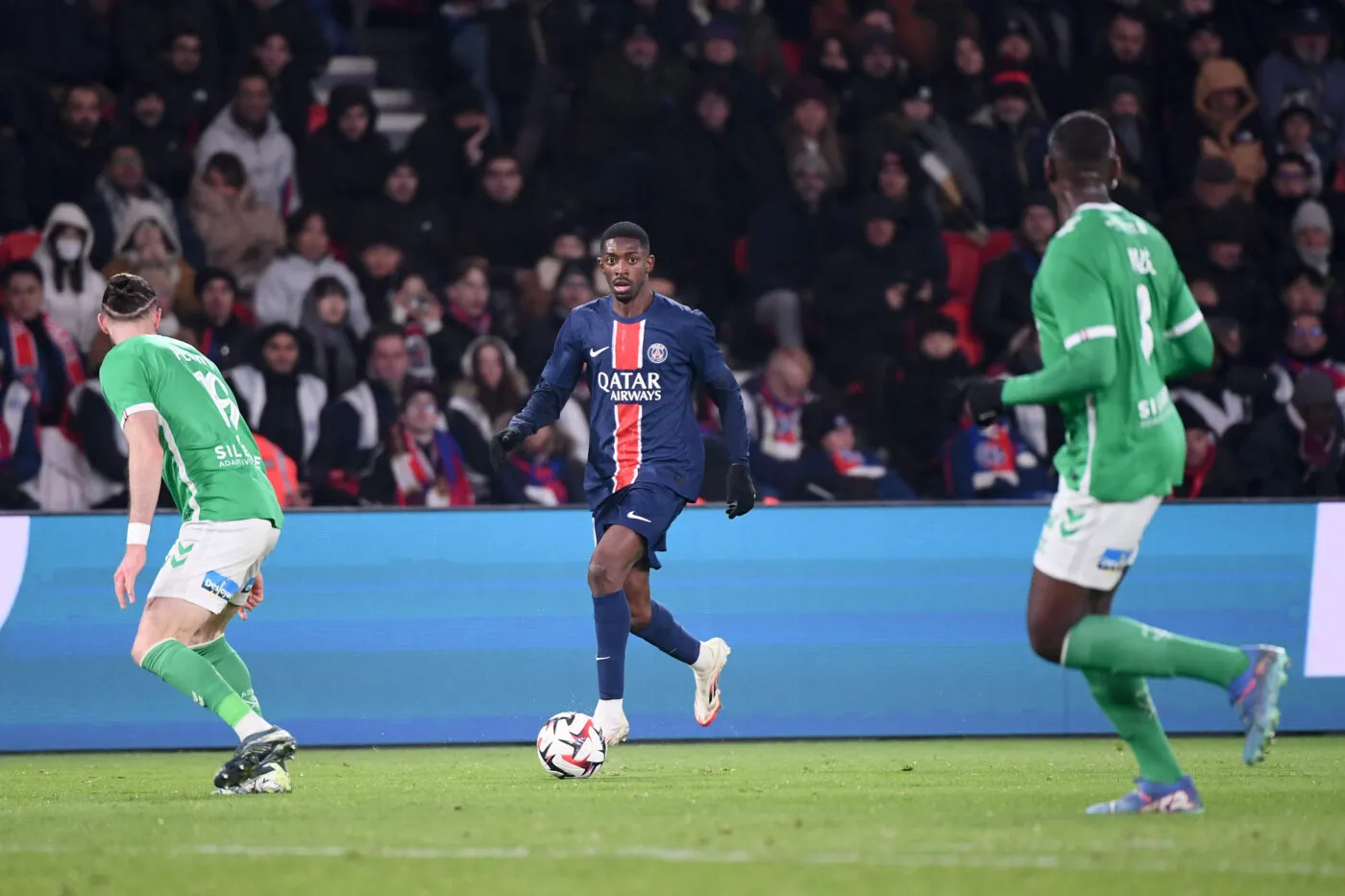 10 Ousmane DEMBELE (psg) during the Ligue 1 McDonald's match between Paris and Saint Etienne at Parc des Princes on January 12, 2025 in Paris, France. (Photo by Philippe Lecoeur/FEP/Icon Sport)   - Photo by Icon Sport