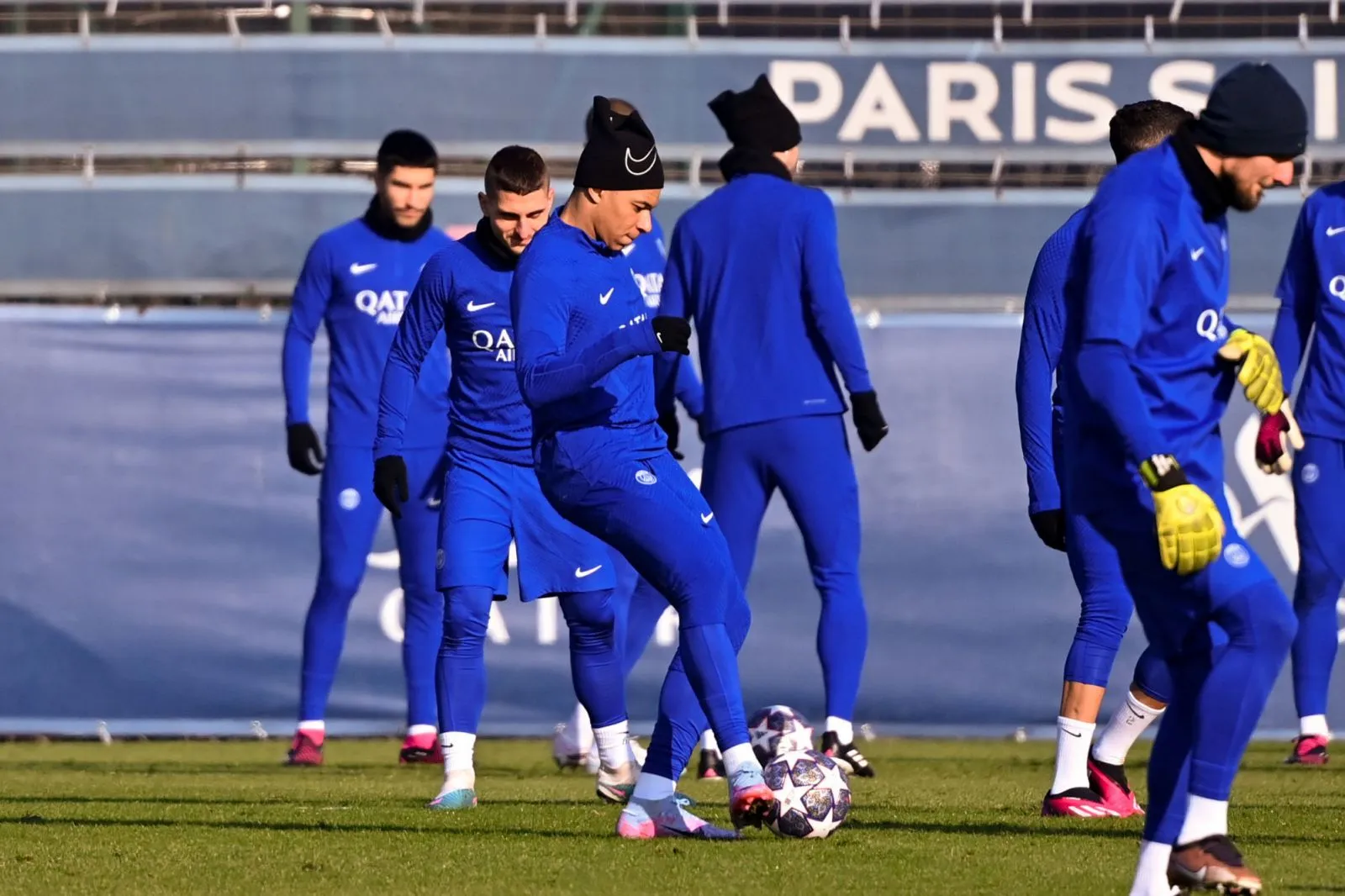 Kylian Mbappé a repris l'entraînement collectif