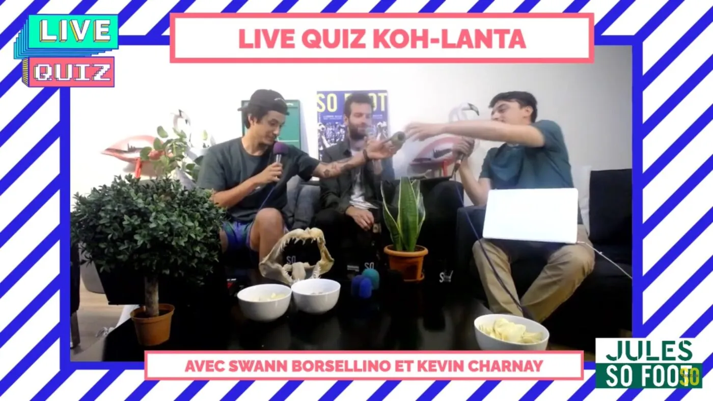 En direct : quiz spécial «<span style="font-size:50%">&nbsp;</span>Koh-Lanta<span style="font-size:50%">&nbsp;</span>» avec Swann Borsellino et Kevin Charnay, les auteurs des notes de chaque épisode