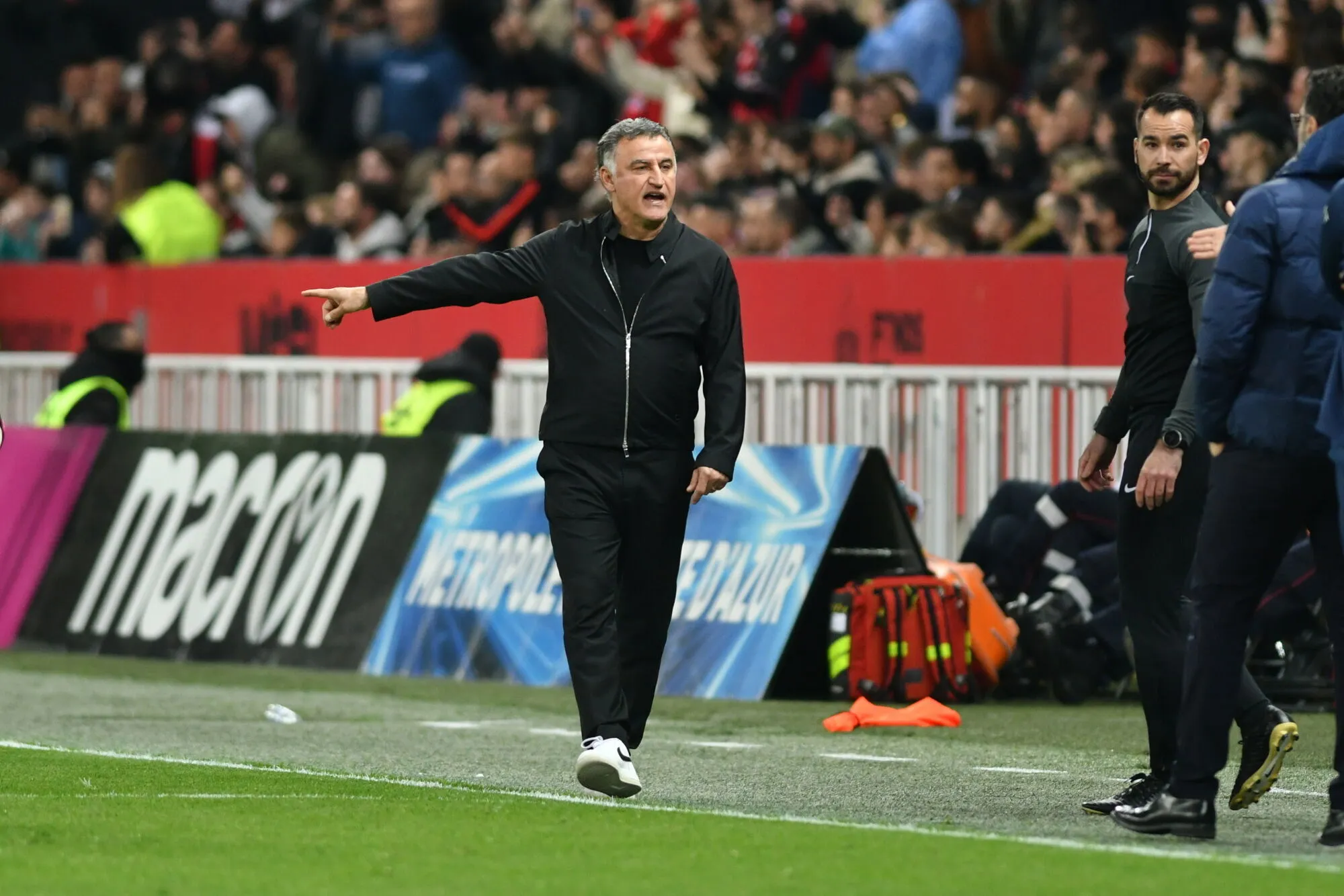 Christophe Galtier coach of psg during the French football Ligue 1 match OGC Nice vs Paris Saint Germain (PSG) on April 08, 2023 at the Allianz Riviera in Nice, France (Photo by Alessio Tarpini/LiveMedia) &#8211; Photo by Icon sport