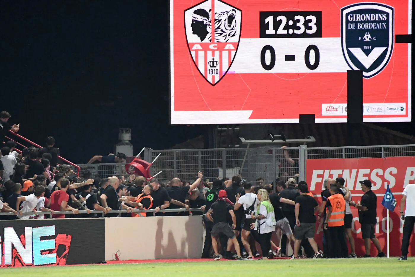 Illustration during the Ligue 2 BKT match between Athletic Club Ajaccien and Football Club des Girondins de Bordeaux at Stade Francois Coty on August 21, 2023 in Ajaccio, France. (Photo by Anthony Bibard/FEP/Icon Sport)