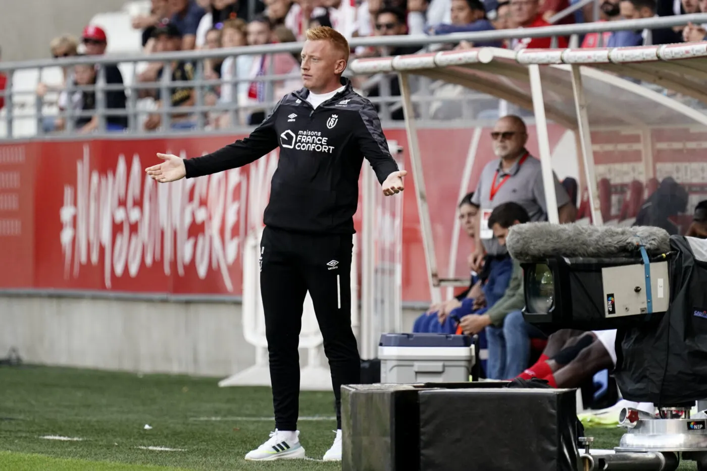 Will STILL (Entraineur Reims SDR) during the Ligue 1 Uber Eats match between Stade de Reims and Olympique Lyonnais at Stade Auguste Delaune on October 1, 2023 in Reims, France. (Photo by Dave Winter/FEP/Icon Sport)