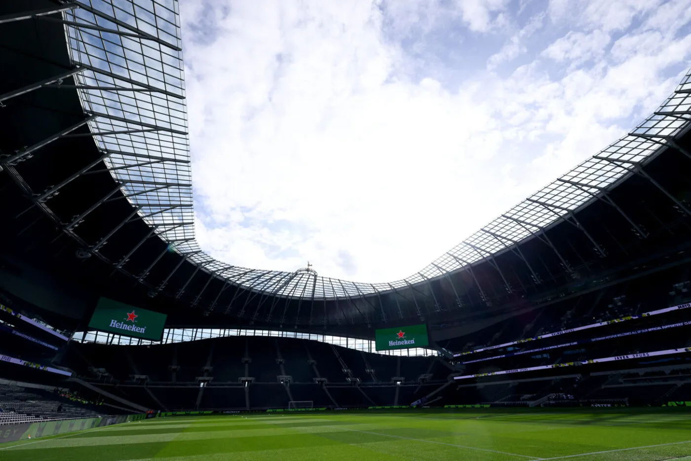 Le stade de Tottenham saccagé