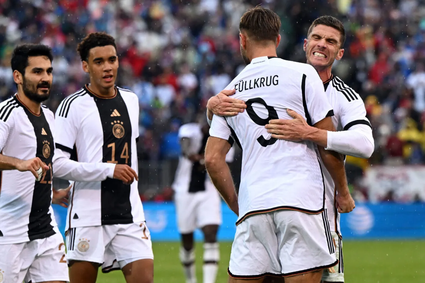 14 October 2023, USA, East Hartford: Soccer: Internationals, USA - Germany, Pratt &amp; Whitney Stadium at Rentschler Field. Germany's Ilkay G - Photo by Icon sport