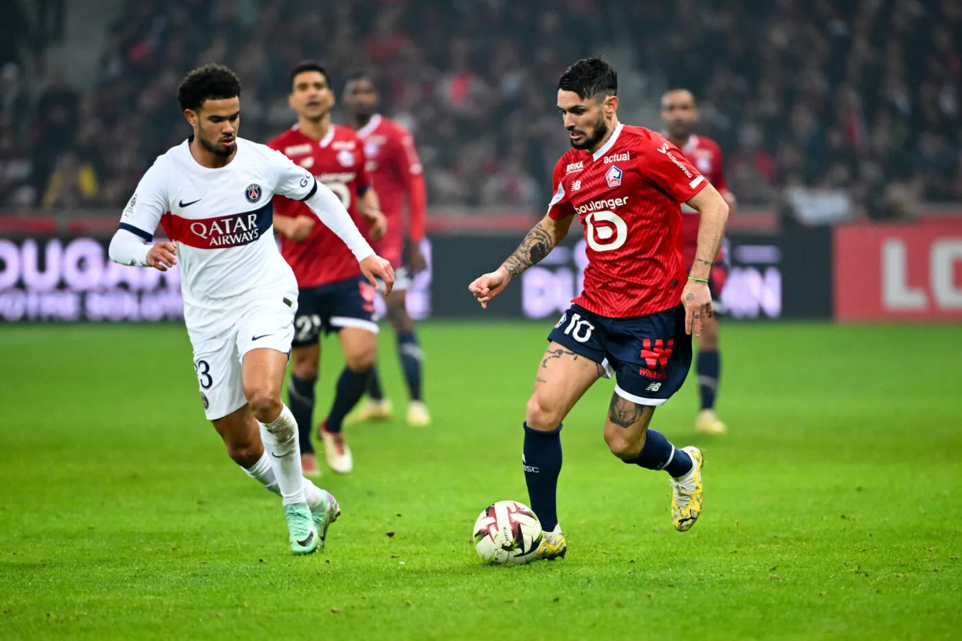 Lille arrache le nul sur le fil contre Paris