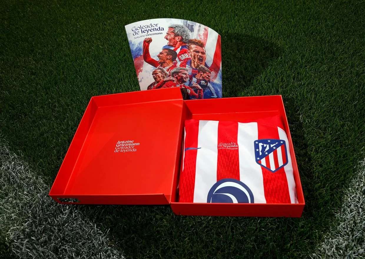 L&rsquo;Atletico sort un maillot en hommage à Antoine Griezmann !