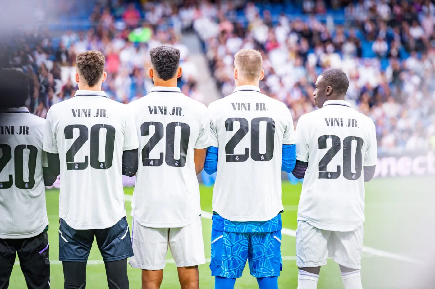 Le jour où le Real Madrid a porté un maillot « Vinicius » contre le racisme