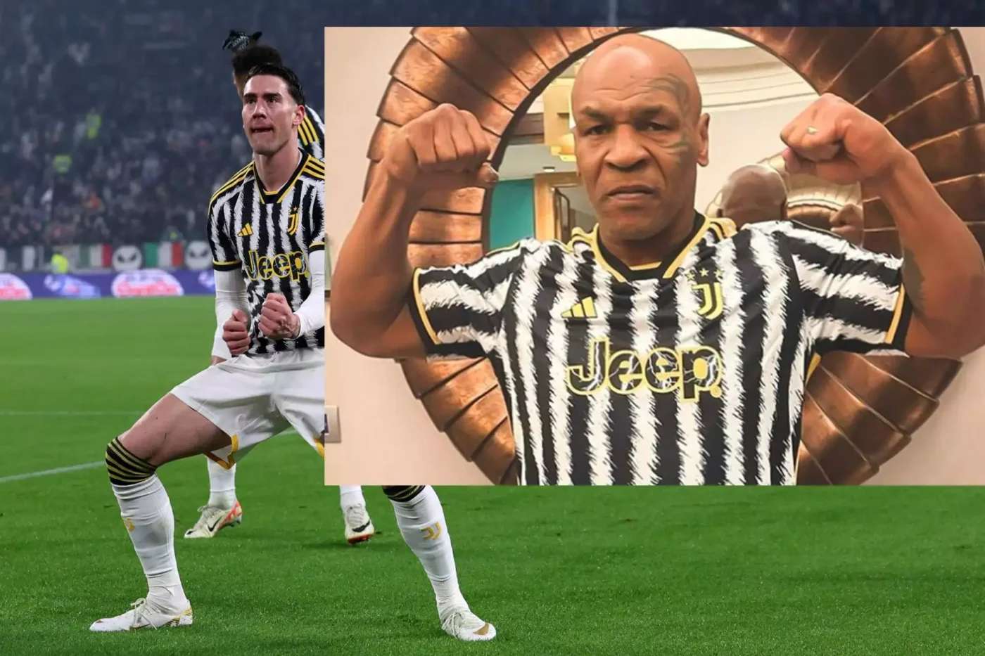 Ça, c&rsquo;est Mike Tyson en maillot de la Juventus Turin