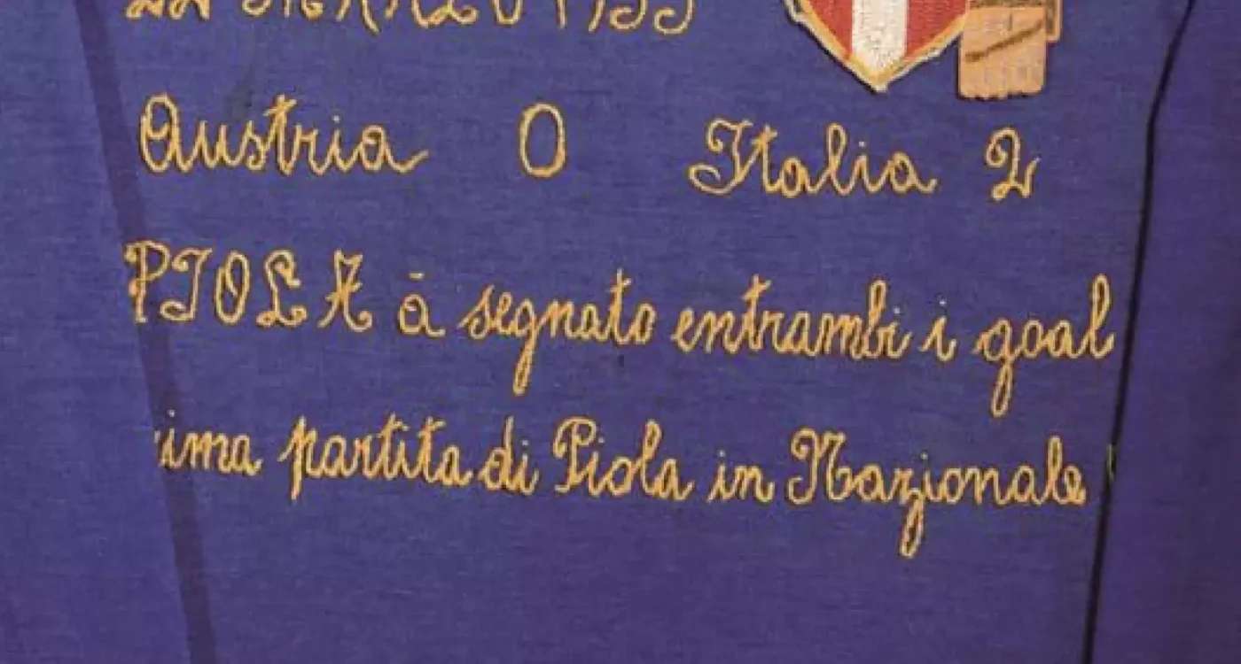 La belle histoire du maillot de l&rsquo;Italie de 1935 de Silvio Piola