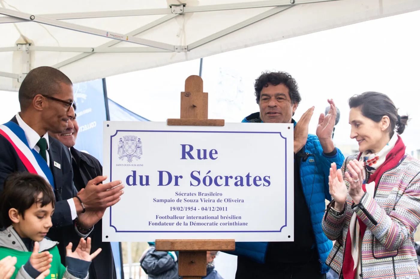 On était à l’inauguration de la rue Sócrates à Saint-Ouen