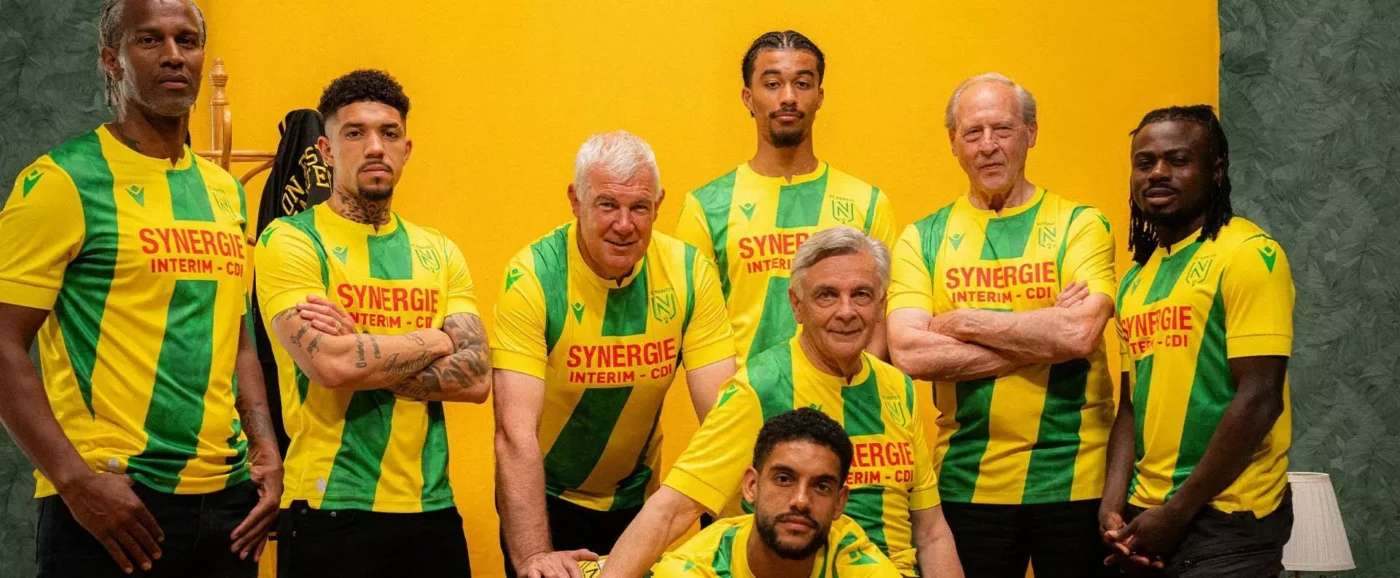 Le FC Nantes dévoile un nouveau maillot inspiré de son glorieux passé