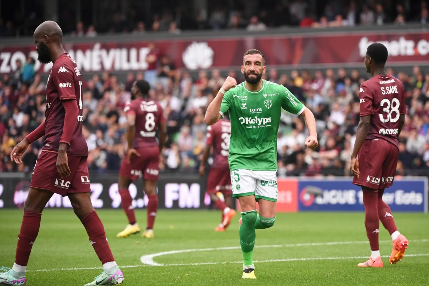 Saint-Étienne force Metz à reprendre l’ascenseur