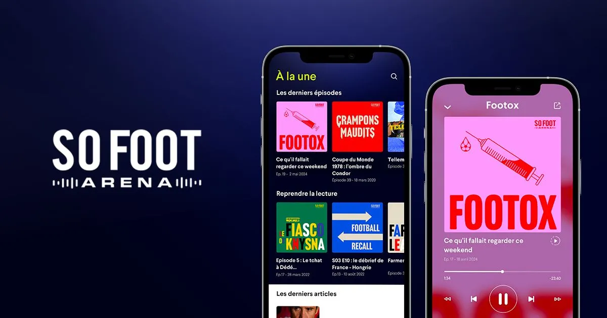 So Foot lance SO FOOT ARENA, une plateforme de podcasts sur abonnement