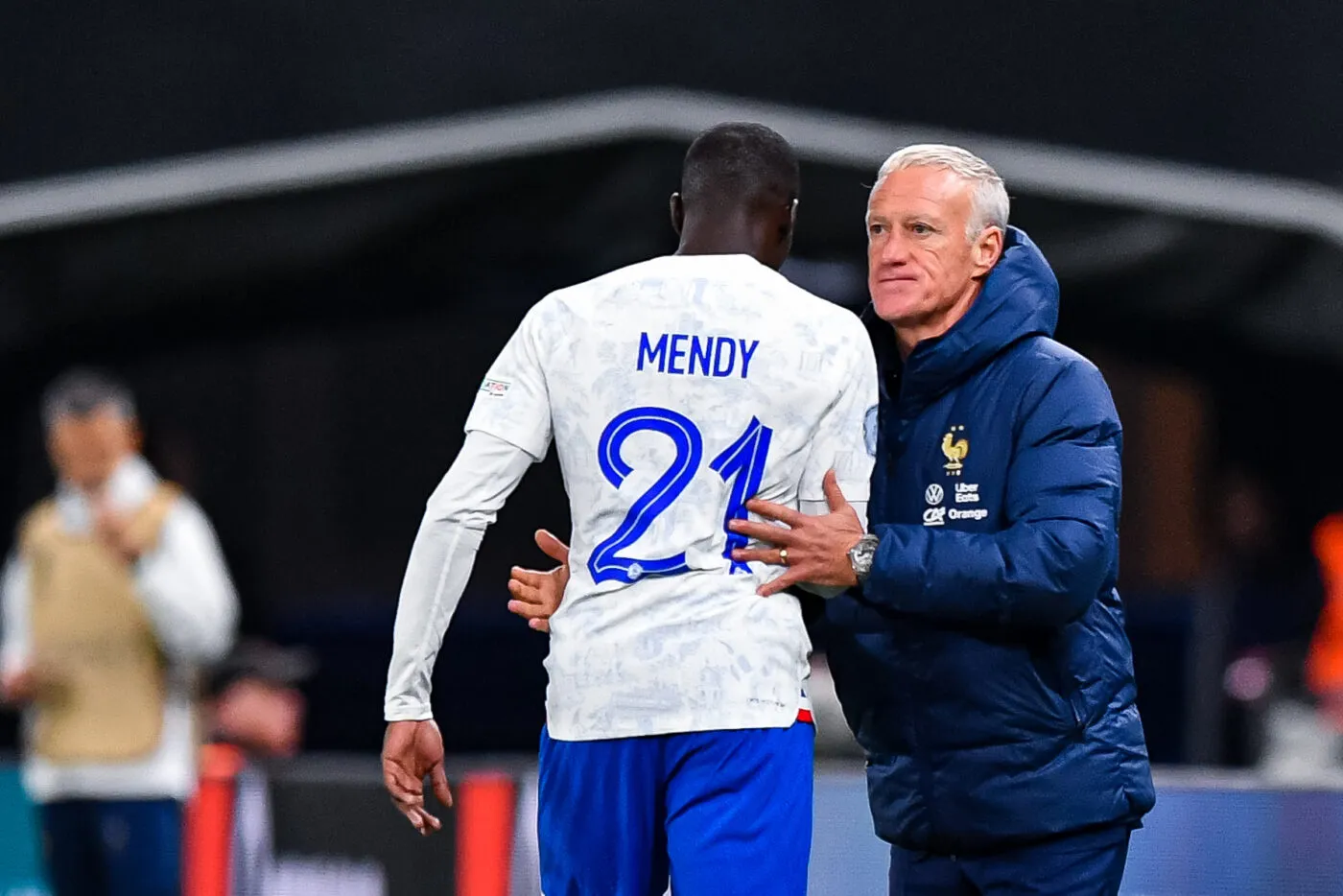 Ferland Mendy assure n’avoir «<span style="font-size:50%">&nbsp;</span>jamais eu de problèmes<span style="font-size:50%">&nbsp;</span>» avec Didier Deschamps