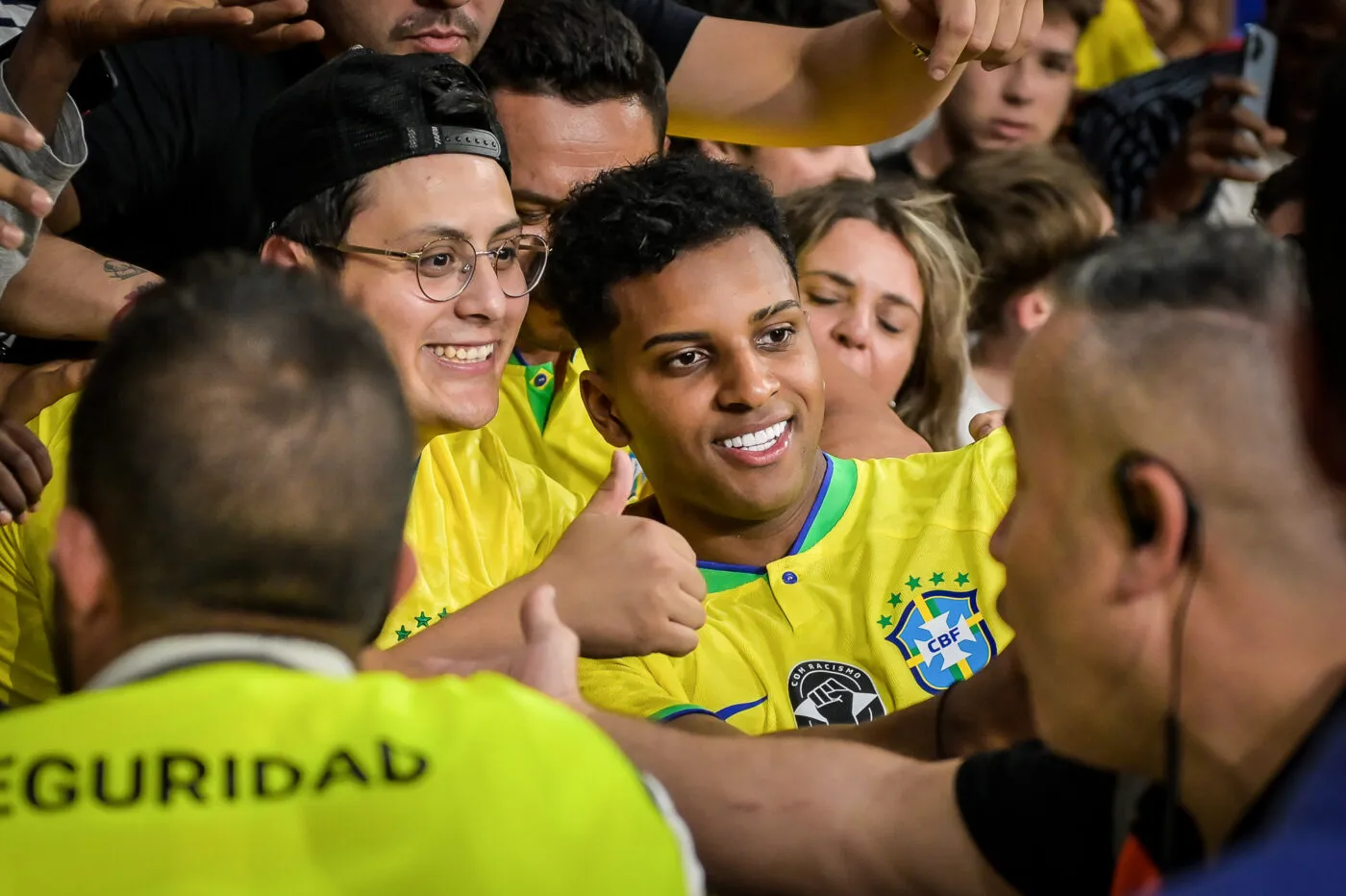 Rodrygo (Brazil) during a International Frendly match between Brazil and Guinea at Stage Front Stadium, in Barcelona, Spain on June 17, 2023. (Photo / Felipe Mondino) (Photo by Felipe Mondino/LiveMedia/LiveMedia/Sipa USA) - Photo by Icon sport   - Photo by Icon Sport