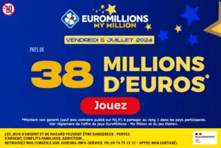 Euromillions vendredi 5 juillet 2024 : 38 millions d’euros à gagner !