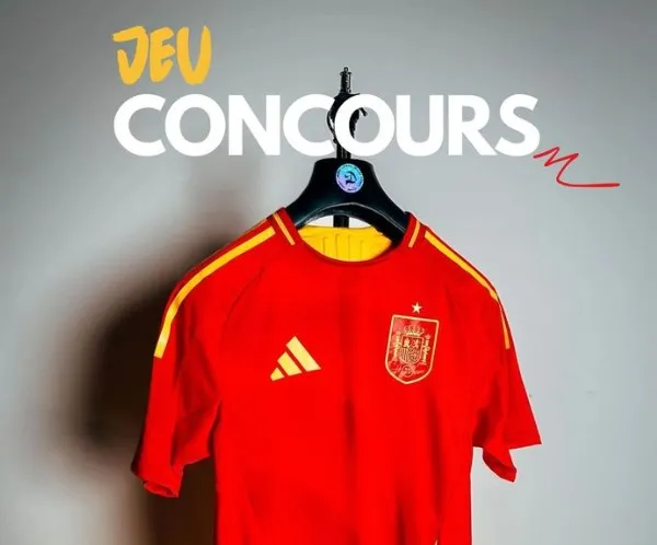 Jeu concours : tentez de gagner le maillot adidas de l&rsquo;Espagne