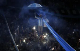 Les supporters argentins envahissent Times Square