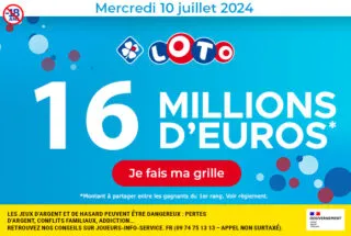 Loto mercredi 10 juillet 2024 : 16 millions d’euros à gagner !