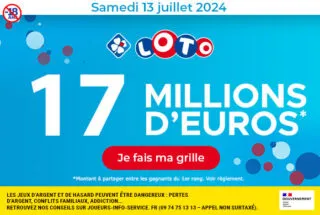 Loto samedi 13 juillet 2024 : 17 millions d’euros à gagner !