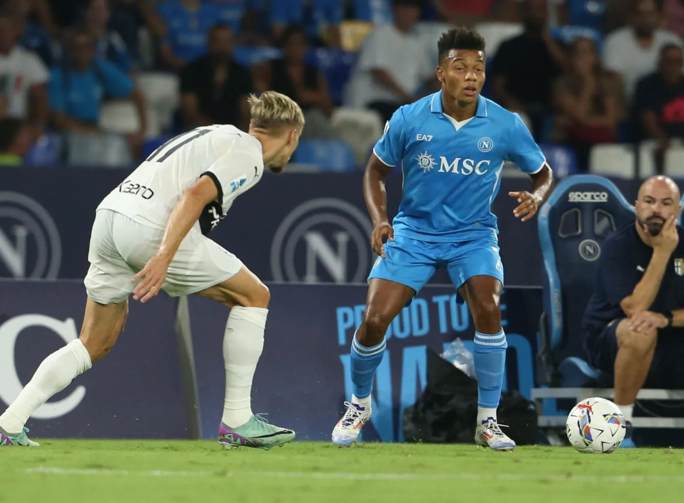 David Neres braqué après Naples-Parme