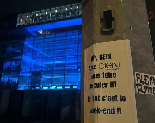 Des ultras ciblent la LFP et beIN Sports devant plusieurs rédactions