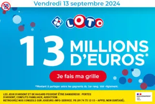 Loto vendredi 13 septembre 2024 : 13 millions d’euros à gagner !