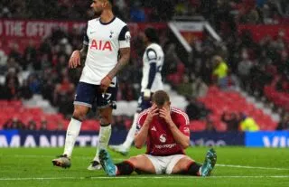 Manchester United corrigé par Tottenham à Old Trafford