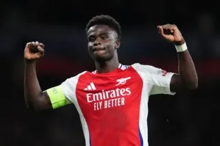 Bukayo Saka en a marre de finir deuxième