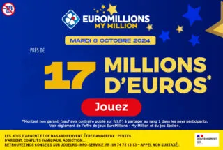 EuroMillions mardi 8 octobre 2024 : 17 millions d’euros à gagner !