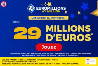 EuroMillions vendredi 11 octobre 2024 : 29 millions d’euros à gagner !