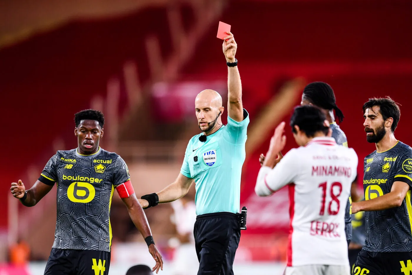 Éric Wattellier au sifflet de Monaco-Lille avec une caméra embarquée 