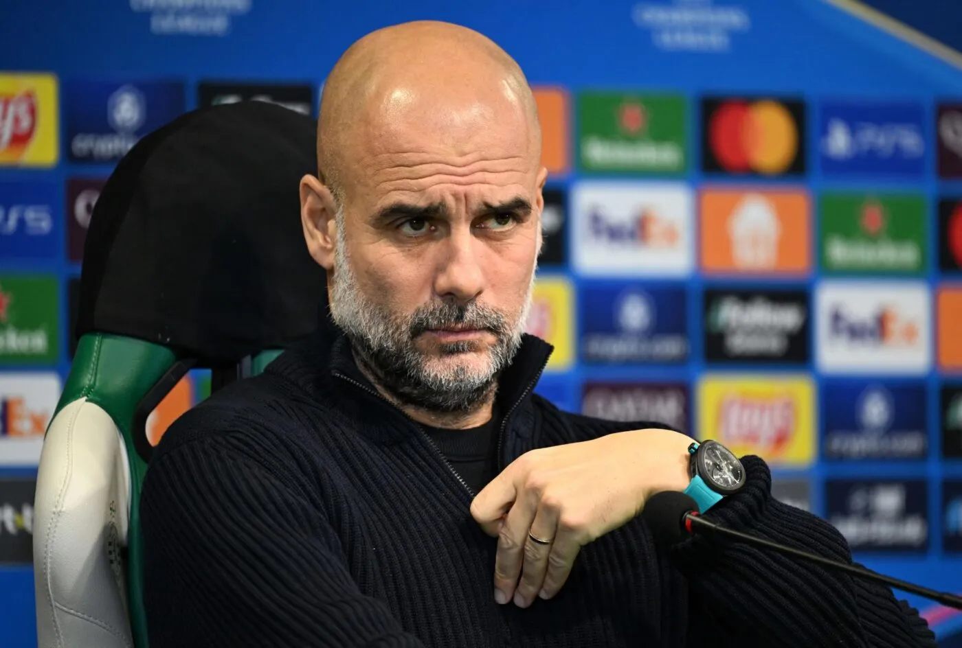 Pep Guardiola ne croit pas au triplé pour Manchester City