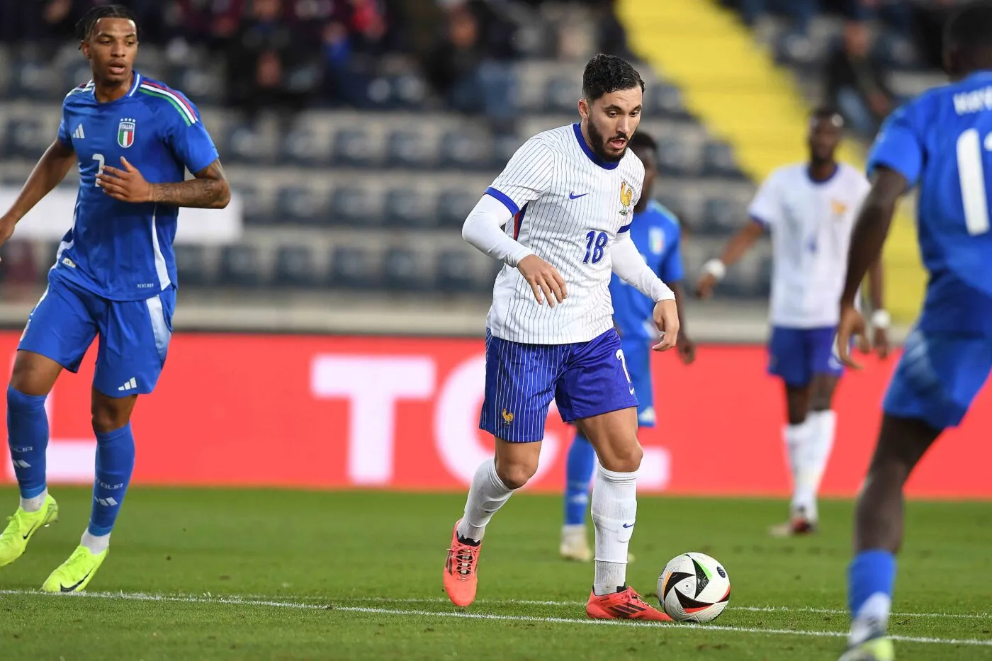 En amical, les Bleuets rattrapent l'Italie en deuxième mi-temps grâce à Rayan Cherki 