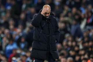 Pep Guardiola s'est arraché les cheveux face à la prestation de City