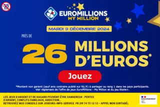 EuroMillions mardi 3 décembre 2024 : 26 millions d’euros à gagner !