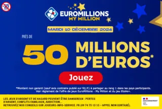 EuroMillions mardi 10 décembre 2024 : 50 millions d’euros à gagner !