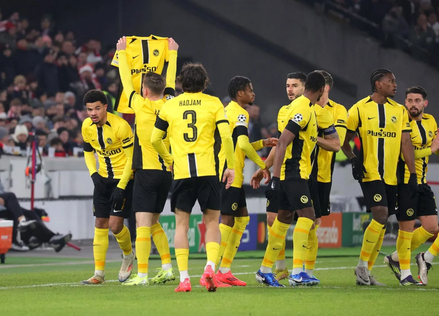 L'hommage des Young Boys à Meschack Elia après le décès de son fils