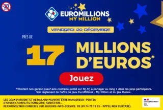 EuroMillions vendredi 20 décembre 2024 : 17 millions d’euros à gagner !