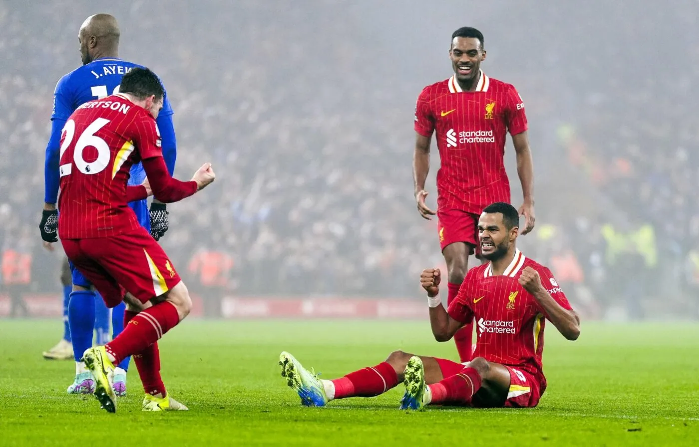 Liverpool écarte le brouillard face à Leicester