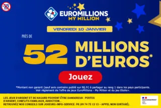 EuroMillions vendredi 10 janvier 2025 : 52 millions d’euros à gagner !