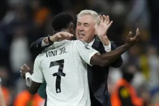 Selon Carlo Ancelotti, Vinícius Junior ne bougera pas