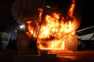 Incendie près de l’Etihad Stadium avant Manchester City-Club Bruges