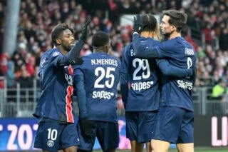 Le Paris Saint-Germain bat Brest au bout du spectacle