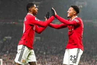 Jadon Sancho félicite Marcus Rashford et charge Manchester United