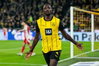 Serhou Guirassy signe un quadruplé avec le Borussia Dortmund