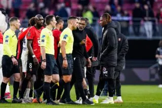 Habib Beye n'a pas compris les explications de l'arbitre sur le premier but parisien