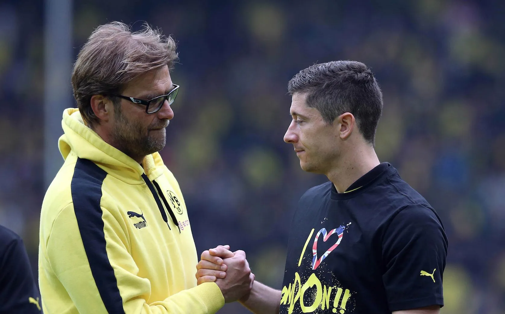 Lewandowski et le papa Klopp